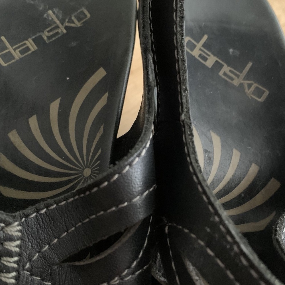 Dansko Rowena Heeled Slingback Peep-Toe Sandals - Picture 10 of 10